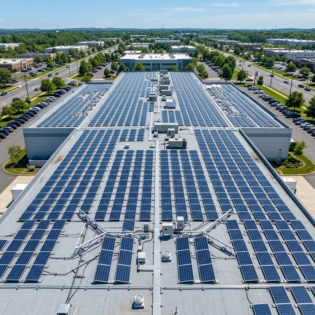Photovoltaik auf Flachdach: Besonderheiten und Kosten